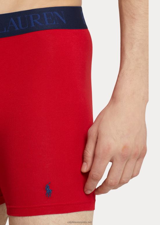hombres Ralph Lauren Pack de 5 calzoncillos boxer refrescantes 4d flex 0L6B8363 rojo naranja limon real 0L6B8363 Ralph Lauren Peru camisas de polo Descubre la perdurable Ralph Lauren lentes de sol