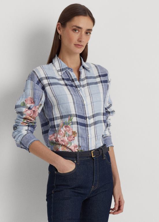 Camisa de lino ralph lauren on sale