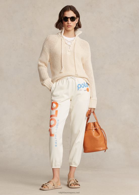 mujer Ralph Lauren pantalones de chandal con logo y grafico de olas 0L6B83050 crema de la casa club 0L6B83050 Ralph Lauren Peru camisas de polo Descubre la perdurable Ralph Lauren lentes