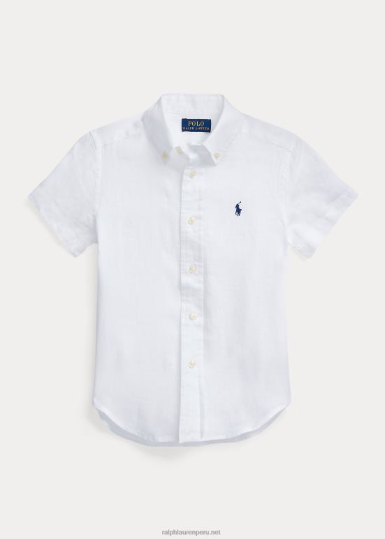 ninos Ralph Lauren camisa de manga corta de lino 0L6B86453 Marina de Newport 0L6B86453 Ralph Lauren Peru camisas de polo Descubre la perdurable Ralph Lauren lentes de sol
